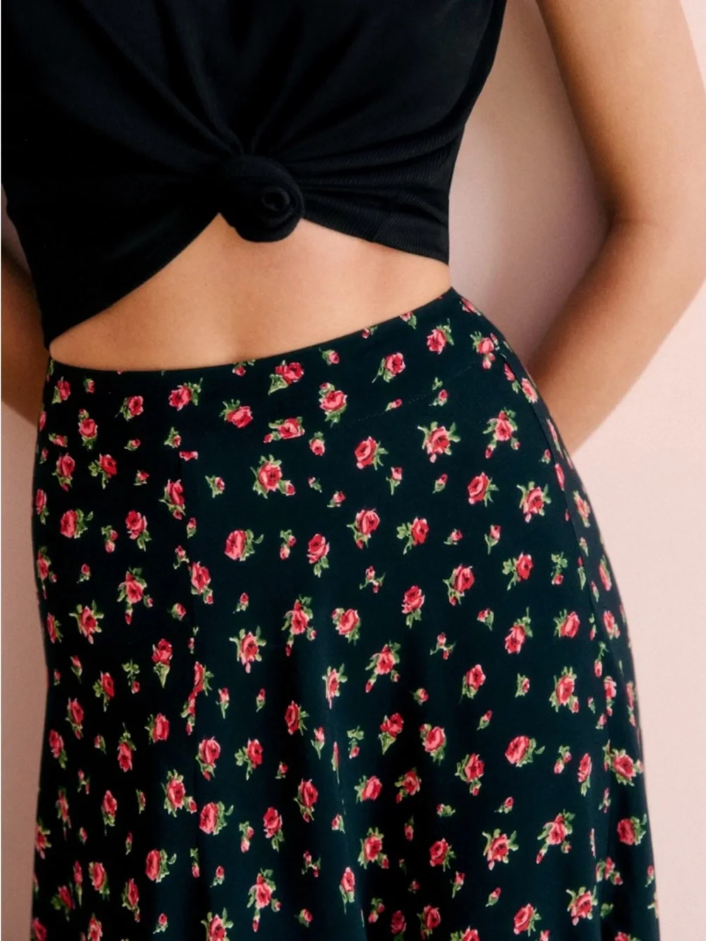 Sézane Orlane skirt in Cadix print - Picture 2 of 6